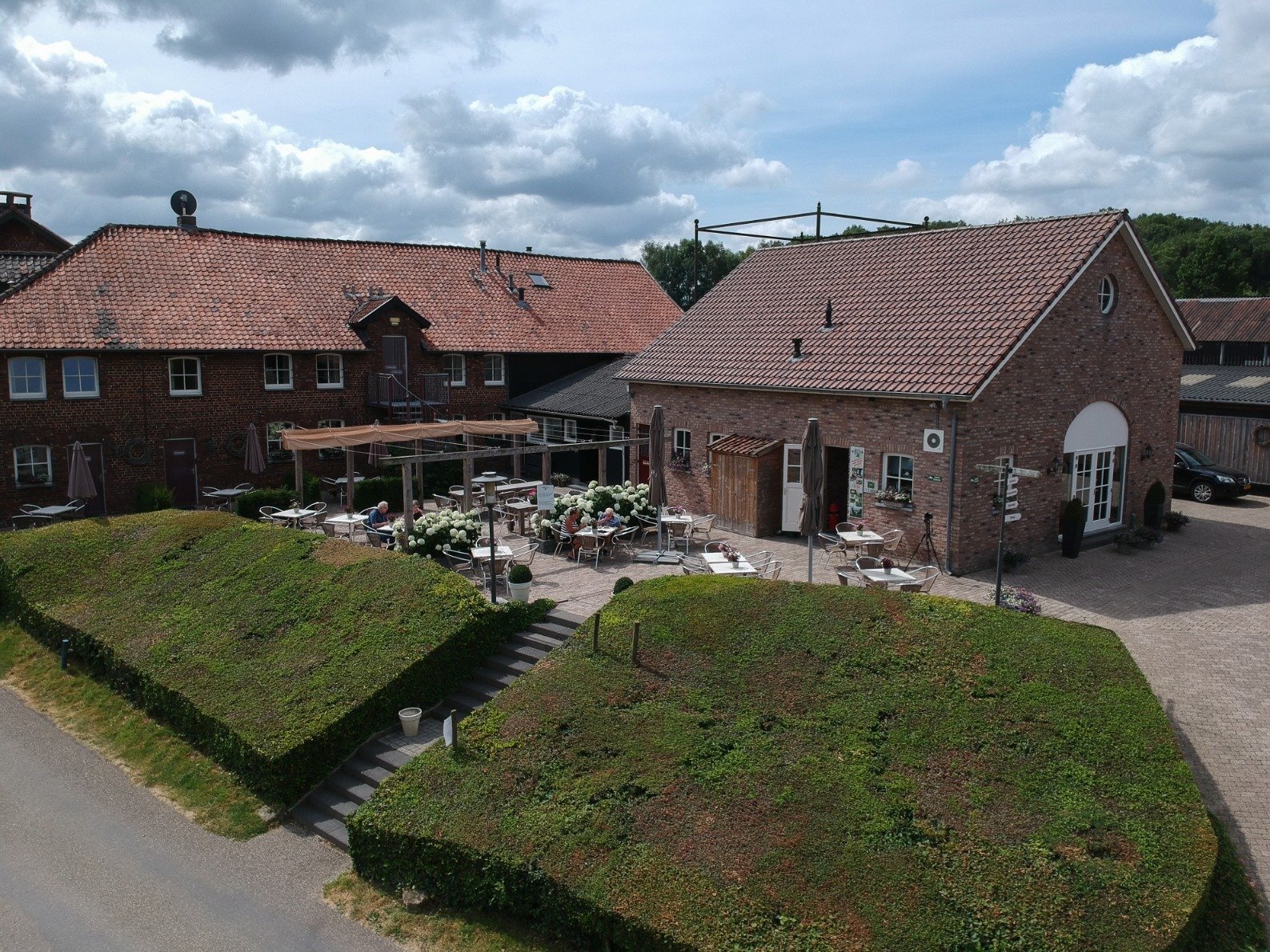 Genieten op ons boerderij-terras