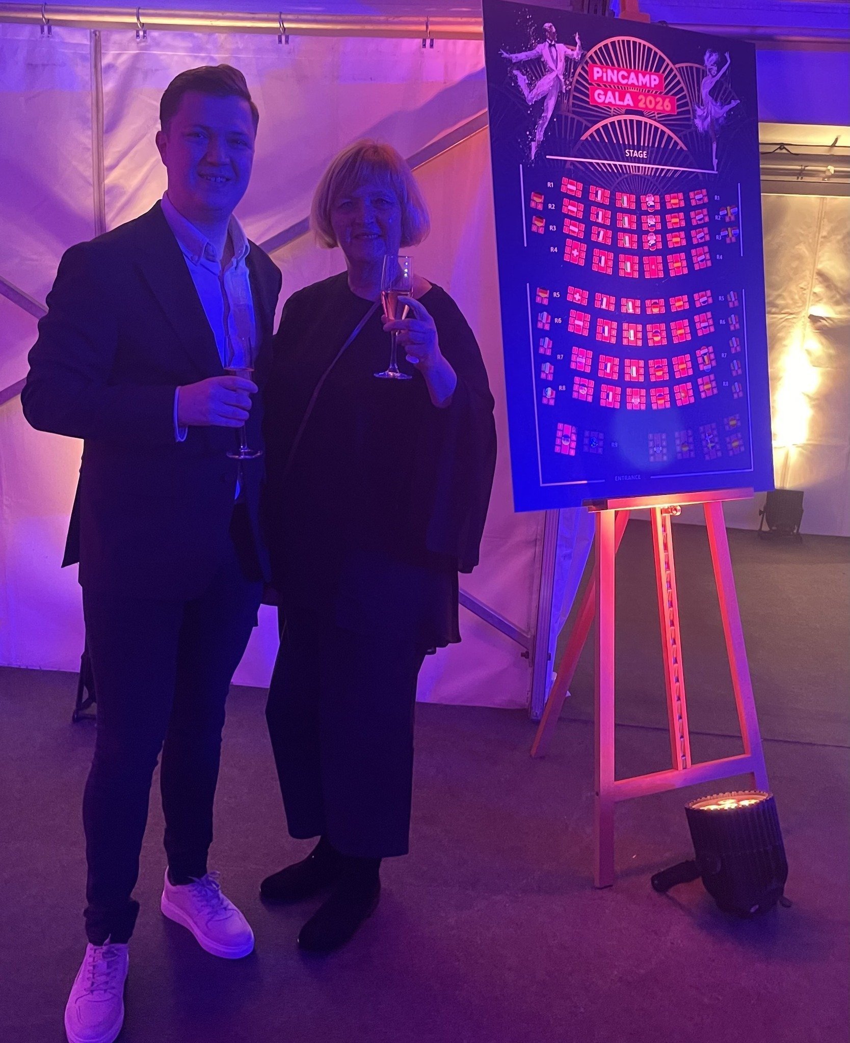 Uitreiking van de anwb pincamps awards